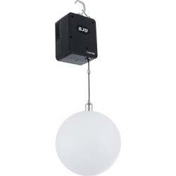 GloboStar(R) 51202 LIFT BALL Επαγγελματικό Φωτιστικό Ειδικών Εφέ Φ30cm KINETIC BALL Light CREE LED 4in1 15W - 15 x 1W LED SMD Chips RGBW - Μέγιστο Μήκος Ανύψωσης 3.5 Μέτρα - AC 220V-240V DMX512 Displa