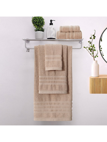 Πετσέτες Μπάνιου (Σετ 3τμχ) 100% Βαμβάκι Blanca Taupe 500gsm