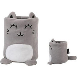 Μολυβοθήκη Λούτρινη I-Total Plush Grey Cat XL2853