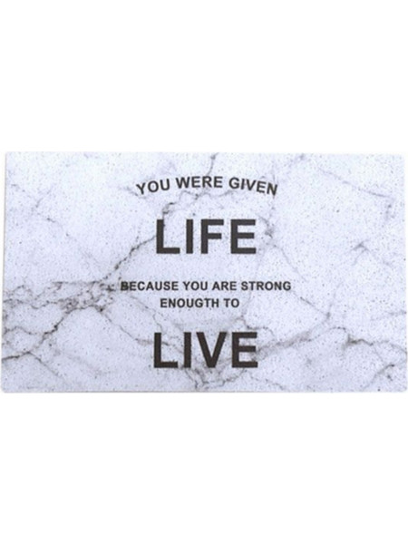 Πατάκι - Χαλάκι Eξώπορτας LIFE/LIVE 40x60cm