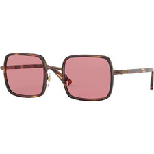 Persol PO2475S 1081/4R Ανδρικά Γυαλιά Ηλίου Τετράγωνα Μεταλλικά Ταρταρούγα με Ροζ Polarized Φακό