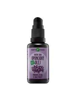 Purity Vision 100% Raw Bio Opuntia Oil Βιολογικό Ενυδατικό Λάδι Προσώπου 30ml