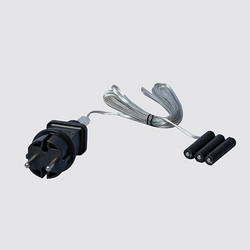ΜΕΤΑΣΧΗΜΑΤΙΣΤΗΣ 4.5V ΓΙΑ ΚΟΥΤΙ ΜΠΑΤΑΡΙΑΣ 3xAAA, ΔΙΑΦΑΝΟ PVC ΚΑΛΩΔΙΟ, ΠΡΟΕΚΤΑΣΗ ΠΑΡΟΧΗΣ 3m