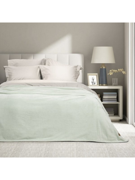 Κουβέρτα Fleece Υπέρδιπλη Alpa Mint Nima Home Μέντα 220x240