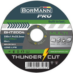BORMANN Pro BHT2004 Δίσκος Κόπης ''THUNDER-CUT MULTI CUTTING LONG LIFE Φ230x1.9mm