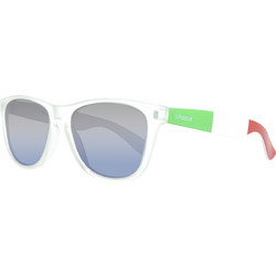 Polaroid Eyewear PLD8443 D8C/JY Ανδρικά Γυαλιά Ηλίου Τετράγωνα Κοκάλινα Λευκά με Μπλε Polarized Φακό