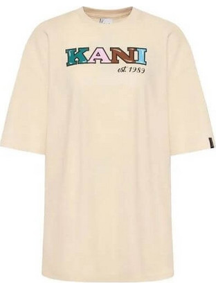 Karl Kani Mini Καλοκαιρινό Καθημερινό Φόρεμα Μπεζ KW231-026-1