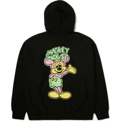 Huf Mickey Spray Ανδρική Ζακέτα Φούτερ με Κουκούλα και Φερμουάρ Μαύρη FL00253-BLACK