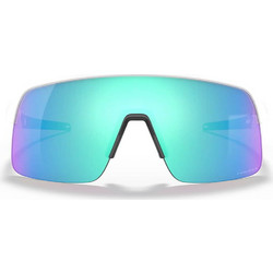 Oakley OO9463 19 Αθλητικά Γυαλιά Ηλίου Μάσκα Κοκάλινα Λευκά με Μπλε Καθρέπτη Φακό