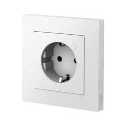 Aqara Outlet H2 Μονή Χωνευτή Πρίζα Ρεύματος Εκρού WP-P01D