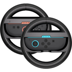 Racing Wheel for Nintendo Switch 2 Joy-Con Controller (Pack of 2) - Black