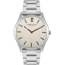 Kenneth Cole Ανδρικό Ρολόι με Ασημί Μεταλλικό Μπρασελέ KCWGG2122603