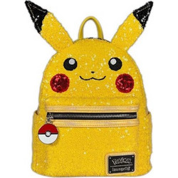 Pokemon Mini Backpack World 1-1 Sequin Pikachu (Loungefly)