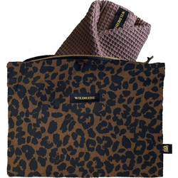 WILDRIDE. Τσαντάκι Brown leopard