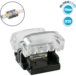 GloboStar(R) 70717 Ταχυσύνδεσμος Ένωσης IP20 - Strip To Strip Connector για Ένωση 2 x Μονόχρωμες Ταινίες LED Πλάτους 10mm