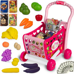 Ricokids 773401 Ροζ Καρότσι Αγορών (5903890613198)