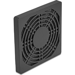 DELOCK σχάρα για 92mm ανεμιστήρα 67312 με φίλτρο σκόνης, πλαστική, μαύρη