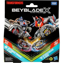 Σβούρες Beyblade X Transformers Collab Optimus Primal 3-60F vs. Starscream 3-80N