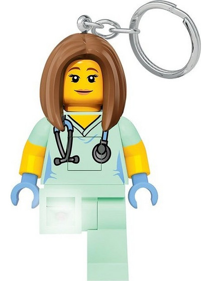 Lego Keychain LED Nurse 528355