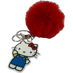 Magic Toys Hello Kitty Μπρελόκ Με Πον Πον 7Εκ + Πλαστική Φιγούρα 6Εκ - 1 Τμχ 1883640