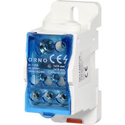 ORNO Μονοπολικός διανομέας ράγας 1P 125Α OR-LZ-8207/125
