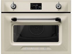 Smeg SO4902M1P Εντοιχιζόμενος Φούρνος Μικροκυμάτων με Grill 40lt Μπεζ