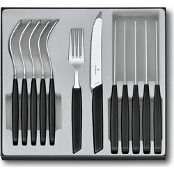 Σετ Μαχαιροπίρουνα Victorinox Swiss Modern - Black - 12 τεμάχια 6.9093.11W.12