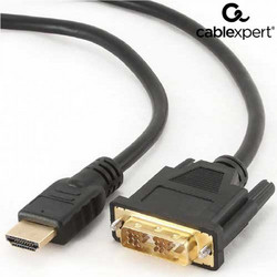 Cablexpert Καλώδιο HDMI Male to DVI Male 4.5m Black