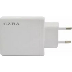 Ezra HC57 Φορτιστής Χωρίς Καλώδιο με 3 Θύρες USB-A Power Delivery White