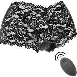Black & Silver Ζara Remote with Panty Δονητής Εσωρούχου για Ζευγάρια με Τηλεχειριστήριο 1τμχ