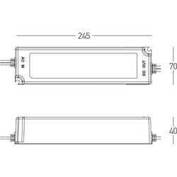 25481 ΑΠΟΜΑΚΡΥΣΜΕΝΟΣ DRIVER 48V 240W PUSH BUTTON KIT ΓΙΑ ΜΑΓΝΗΤΙΚΕΣ ΡΑΓΕΣ - Zambelis 25481