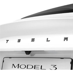 Spigen Tesla Rear Emblem Logo Full Cover, carbon - Tesla Model 3 2024 - (ACP08550)