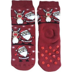 Παιδικές Χριστουγενιατικες κάλτσες Kids Christmas Socks N1 Κόκκινο