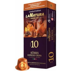 La Natura Lifestyle Κάψουλες Espresso Pumpkin Spice Συμβατές με Μηχανή Nespresso 10τμχ