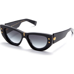 Balmain BPS151 151A Γυναικεία Γυαλιά Ηλίου Cat Eye Κοκάλινα Μαύρα με Μαύρο Polarized Φακό