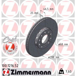 Zimmermann Δισκόπλακα - 100.1216.52