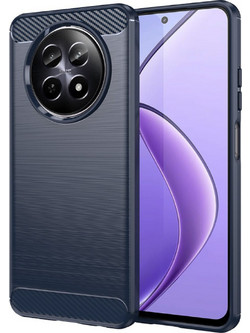 Techsuit Carbon Silicone Θήκη για Realme 12 / 12x - Μπλε