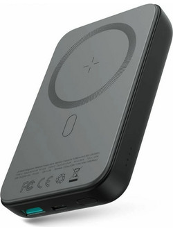 Joyroom JR-W020 Wireless Power Bank 10000mAh 20W με Θύρα USB-A & Θύρα USB-C Power Delivery Black