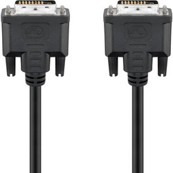 GOOBAY καλώδιο DVI-D 24+1 93573, 30AWG, Full HD, 1.8m, μαύρο