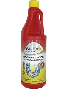 Alfa Αποφρακτικό Υγρό για Δίκτυα Αποχέτευσης 1L