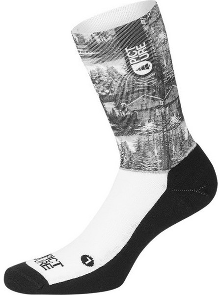 PICTURE Men Barmys Subli Home Socks - BLACK/WHITE - B234P-E