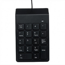 Gembird KPD-U-03 Black Αριθμητικό Πληκτρολόγιο