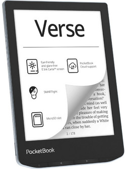 Pocketbook Verse E-Book Reader με Οθόνη Αφής 6" 8GB
