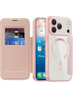 Techsuit - Smartmag Book Case - Iphone 17 Pro - Pink