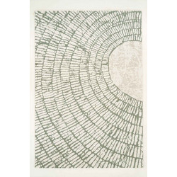Χαλί Pavia F045A4P Cream-Green Ezzo 80X150cm