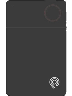 Hyperloq LocaCard Android Anti-Lost Tracker Google Find My Device Black 1 Pack