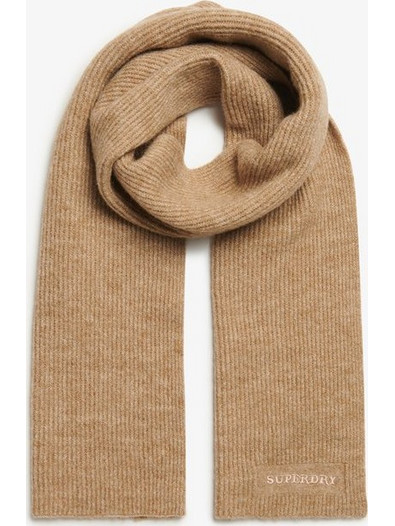 SUPERDRY SOFT RIB ΚΑΣΚΟΛ ΓΥΝΑΙΚΕΙΟ - ΚΑΦΕ - Y9310080A