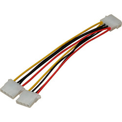 Makki Molex Power Splitter Y Cable - -CE302-0.2m - (MAKKI-CE302-0.2m)