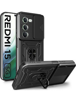 Tech-Protect CamShield Pro Back Cover Black (Xiaomi Redmi 15 4G / 5G)