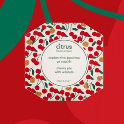 Citrus - Πίτα Φρούτου Κεράσι Mε Καρύδι 70g